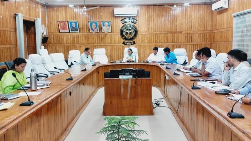 डीएम की अध्यक्षता में सम्पन्न हुई ग्राम पंचायत/राजस्व ग्रामों के आंशिक पुनर्गठन सम्बन्धी बैठक।