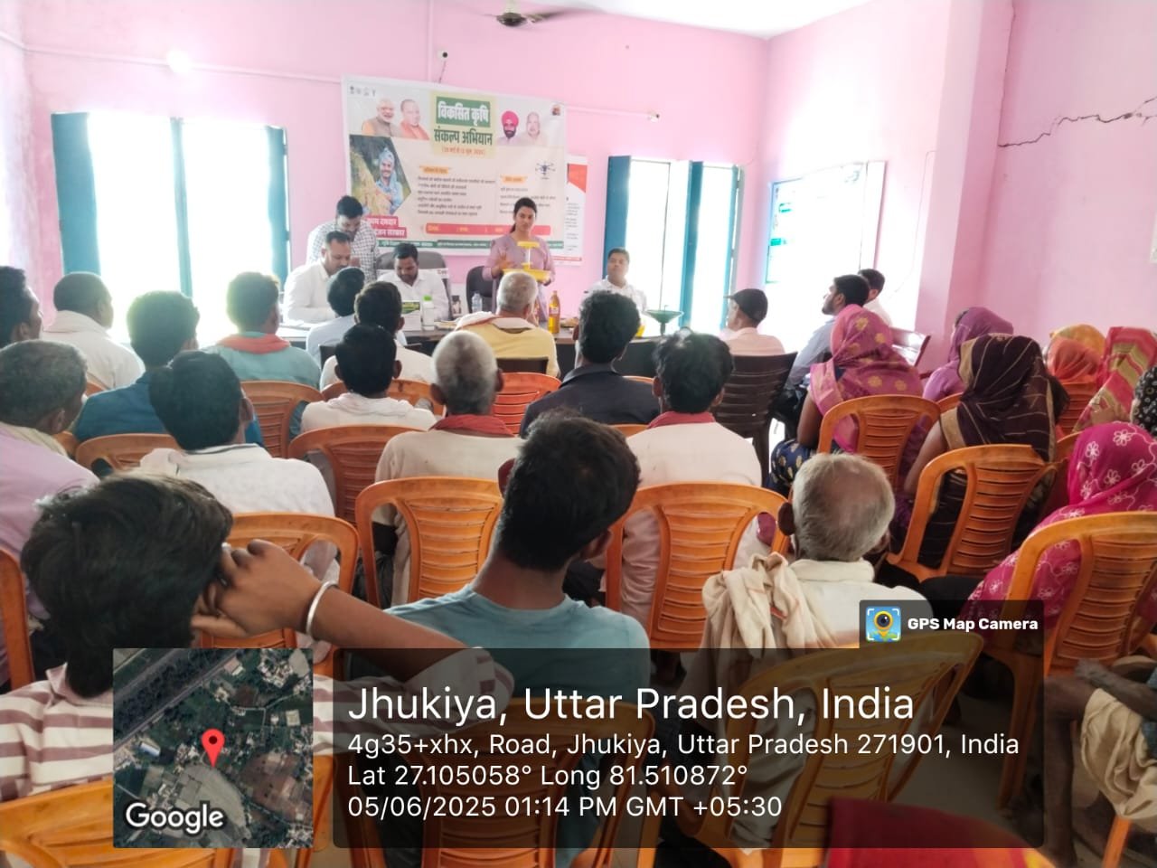विकसित कृषि संकल्प अभियान अन्तर्गत ग्राम पंचायतों में आयोजित हुई गोष्ठी