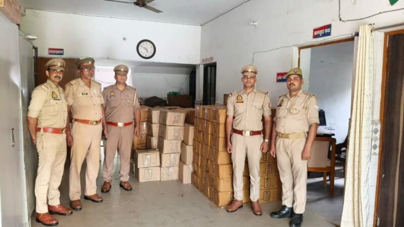 कानपुर में शराब की बड़ी खेप बरामद, पेट्रोल पंप के पास खड़ा था संदिग्ध ट्रक