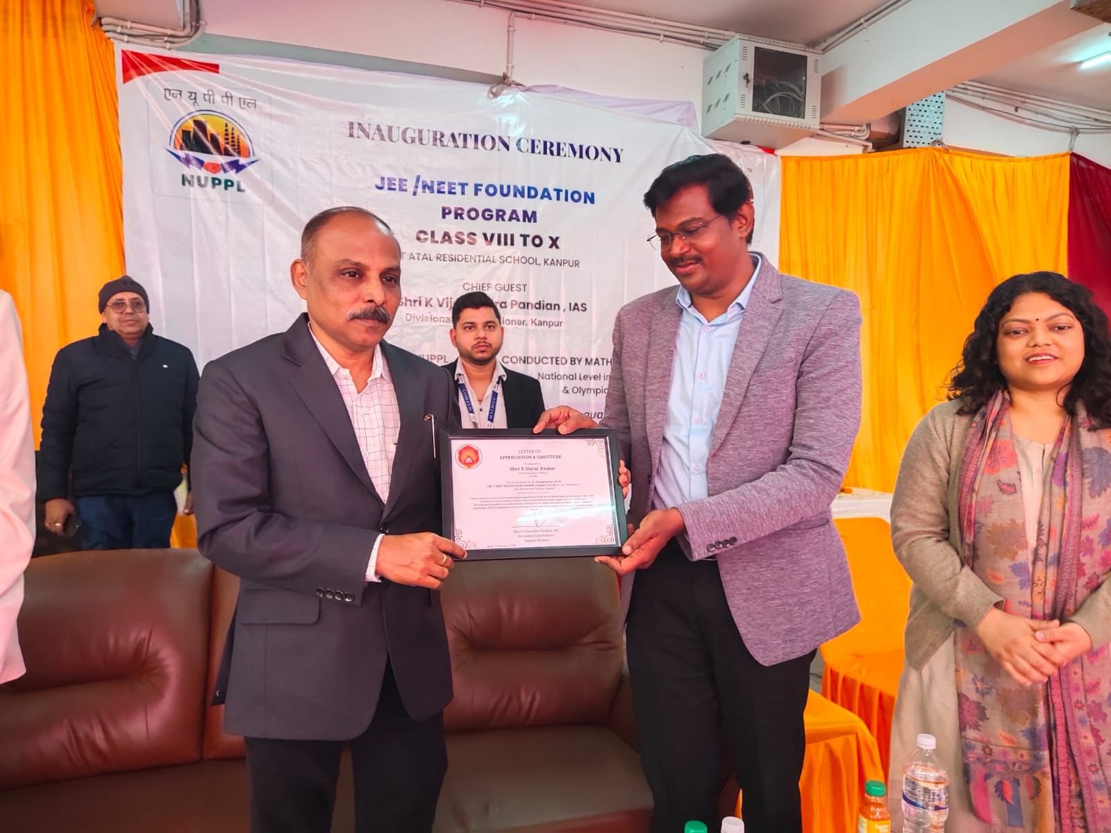 NUPPL द्वारा अटल आवासीय विद्यालय, कानपुर में IIT/NEET फाउंडेशन कक्षाओं के संचालन को मिली सराहना..