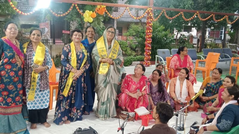 राधा प्राकट्योत्सव पर गूंजे बधाई गीत, भजन-कीर्तन से राधामय हुआ केशव नगर