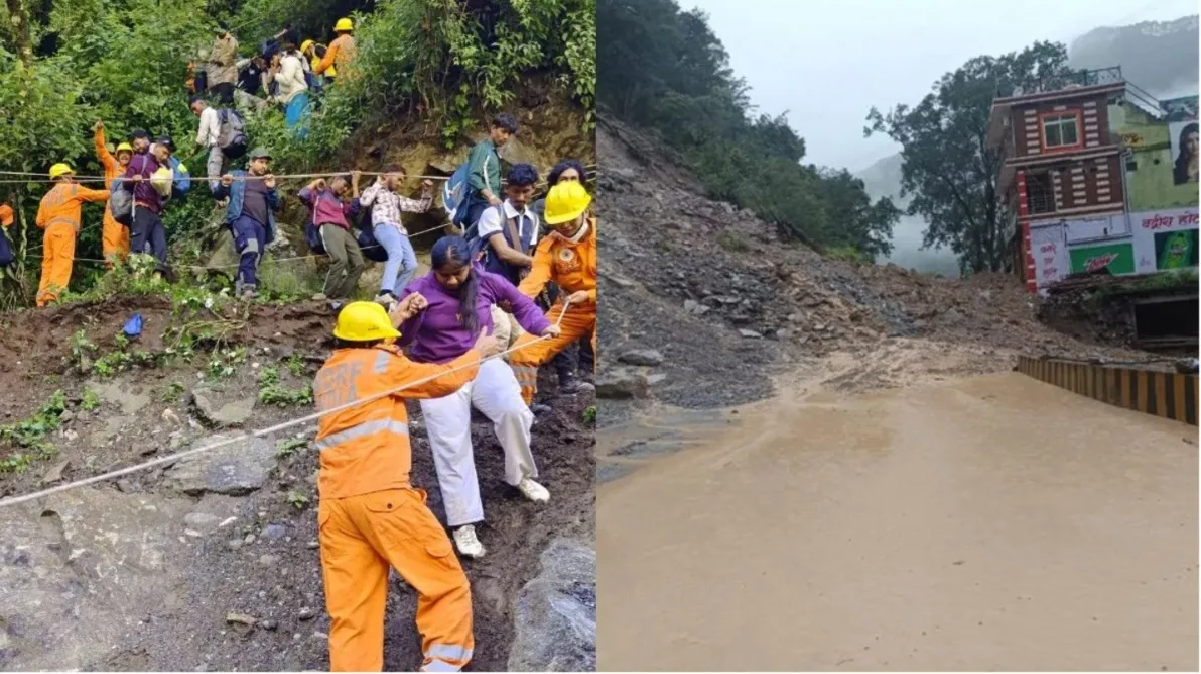 केदारनाथ यात्रा मार्ग पर लैंडस्लाइड, 4000 यात्री फंसे