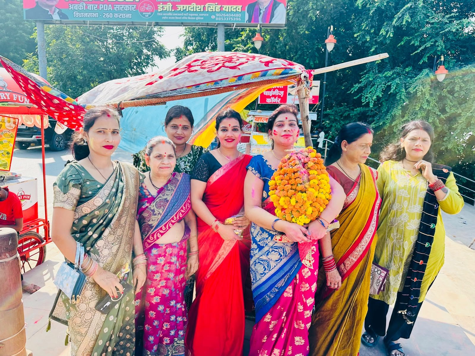 श्रद्धा और भक्ति के बीच अरैल घाट पर हुआ गणेश प्रतिमा का विसर्जन