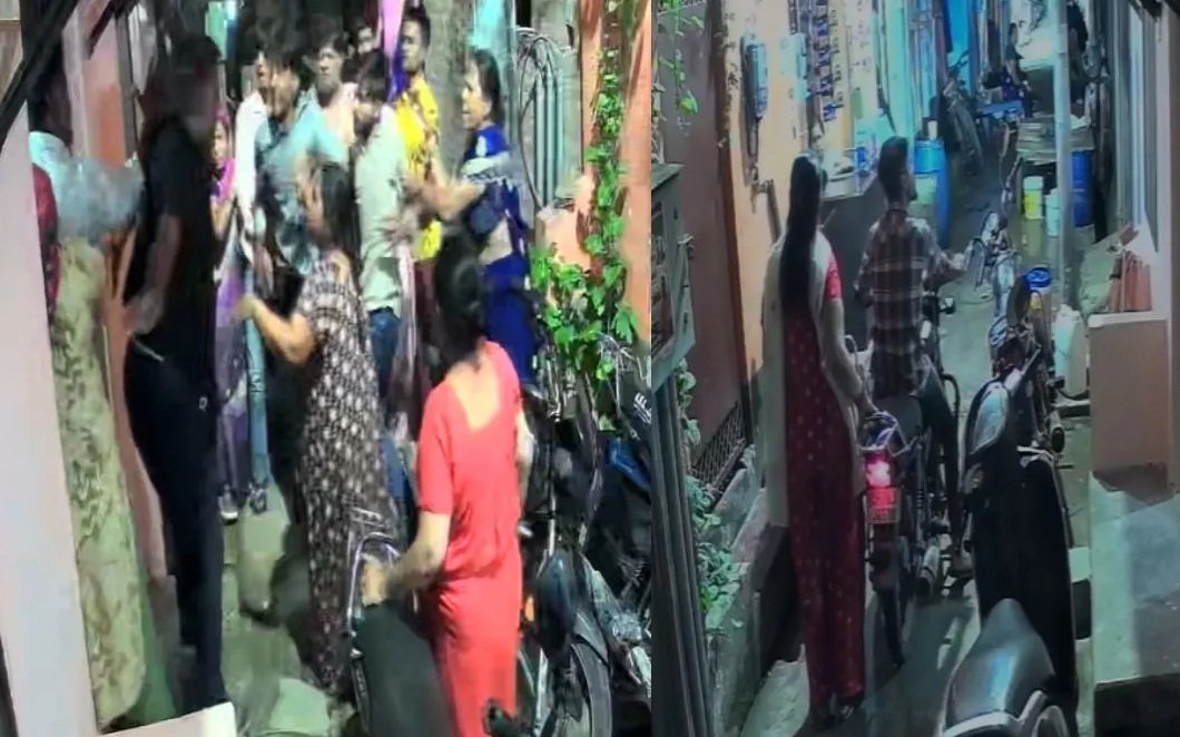 कानपुर में मामूली विवाद के बाद घर में घुसकर महिला से मारपीट, CCTV फुटेज हुआ वायरल
