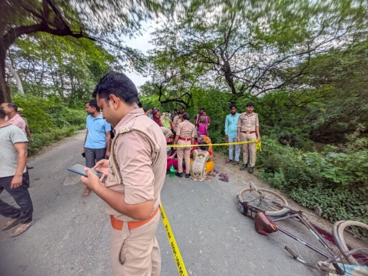 कानपुर में दिनदहाड़े व्यापारी की गला काटकर हत्या, धड़ सड़क पर और 12 फीट दूर मिला सिर