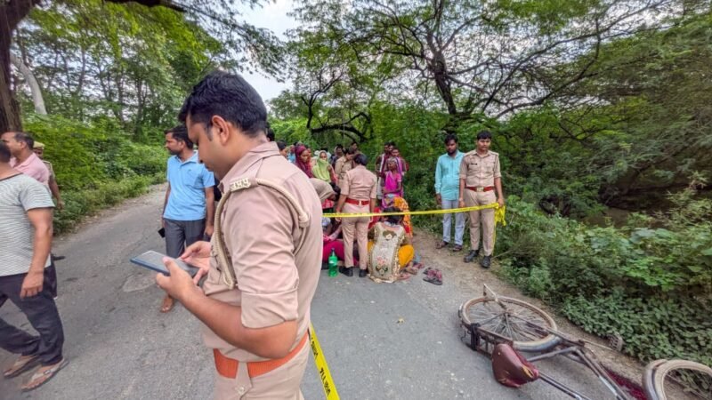 कानपुर में दिनदहाड़े व्यापारी की गला काटकर हत्या, धड़ सड़क पर और 12 फीट दूर मिला सिर