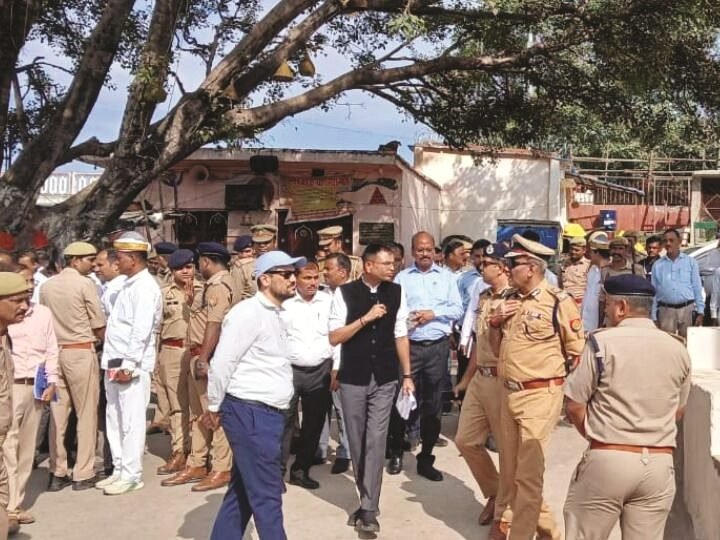 अयोध्या: कार्तिक मेले और दीपोत्सव पर राम मंदिर की सुरक्षा होगी कड़ी, एडीजी ने लिया जायजा