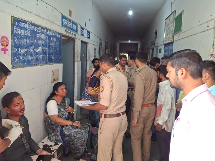 बिधनू में मौत बनकर आया डंपर, स्कूल बस में मची चीख-पुकार; शिक्षिका की गई जान