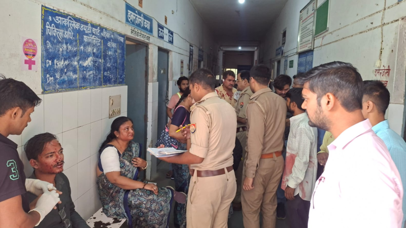 बिधनू में मौत बनकर आया डंपर, स्कूल बस में मची चीख-पुकार; शिक्षिका की गई जान