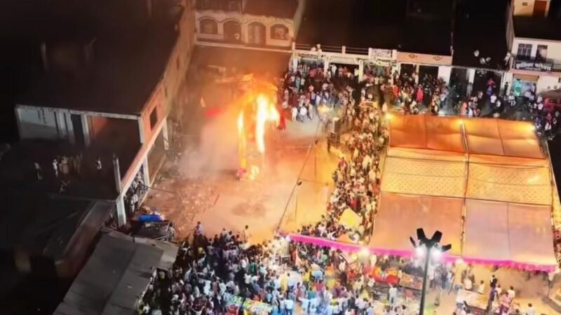 बिधनू में दशहरा मेले के साथ रामलीला का आयोजन, रावण दहन के साथ बुराई पर अच्छाई की विजय का संदेश