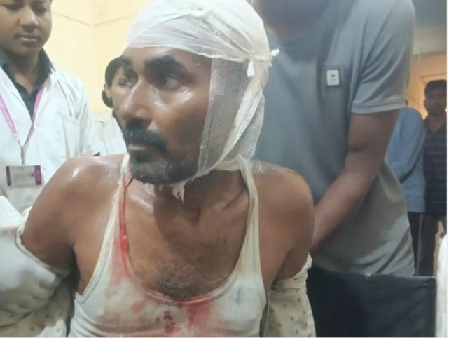 पशु बांधने को लेकर हुए विवाद में अधेड पर जानलेवा हमला