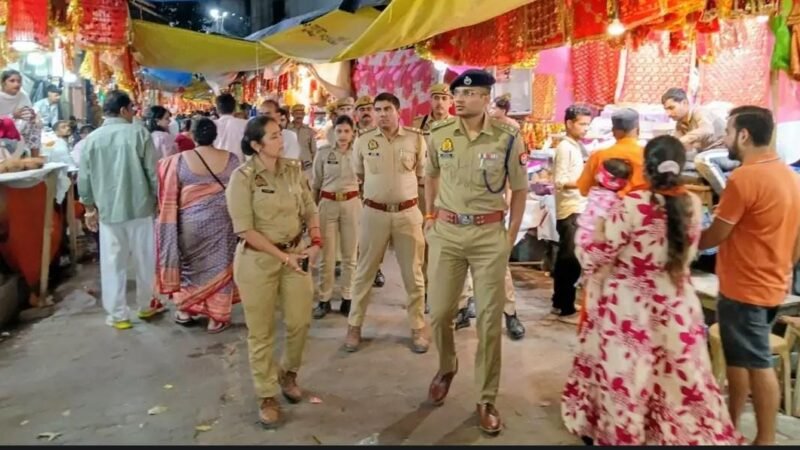 रामलीला और तपेश्वरी मंदिर की सुरक्षा परखी, डीसीपी पूर्वी ने दिए सतर्कता के निर्देश
