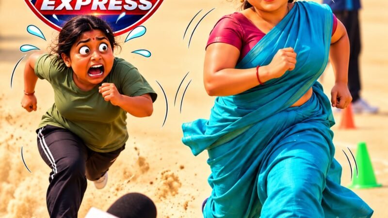 साड़ी में नंगे पैर 1600 मीटर दौड़ी कविता, खाकी पहन बच्चों का भविष्य संवारने का सपना
