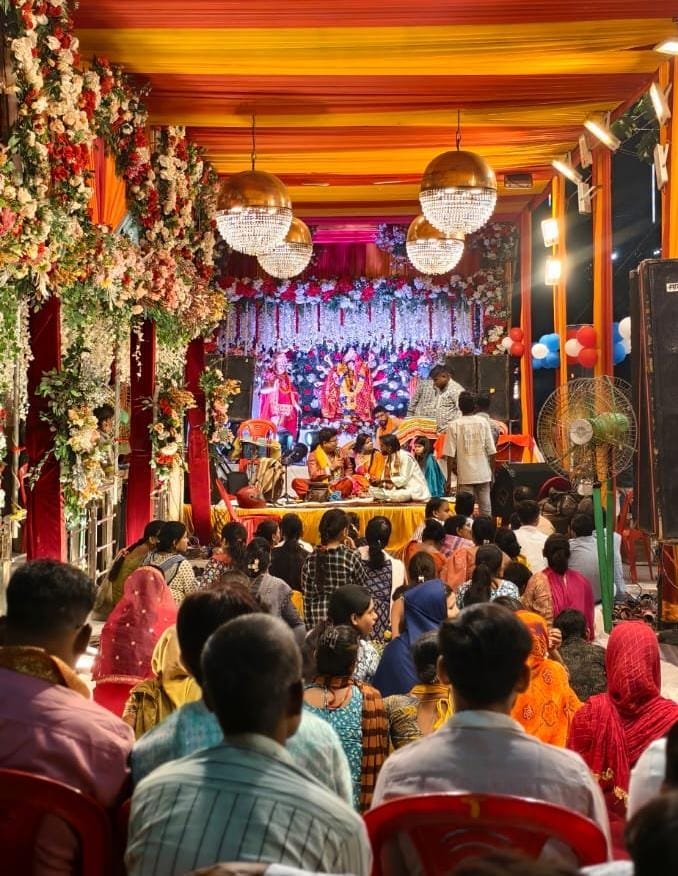 माता के जयकारों से गूंज उठा भूसाटोली, महाकाली मंदिर के भव्य जागरण में उमड़ा आस्था का सैलाब