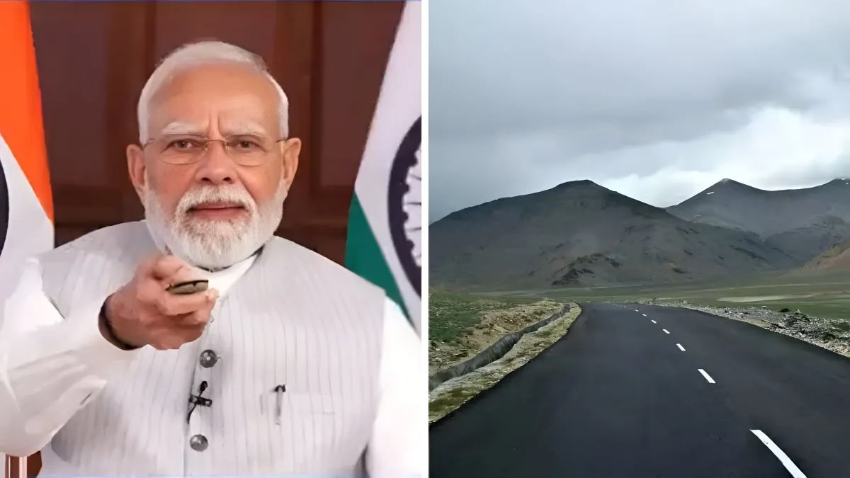 लद्दाख को मिली ₹3350 करोड़ की सौगात, PM मोदी ने 298 KM लंबी निम्मू-पदुम-दारचा रोड देश को किया समर्पित