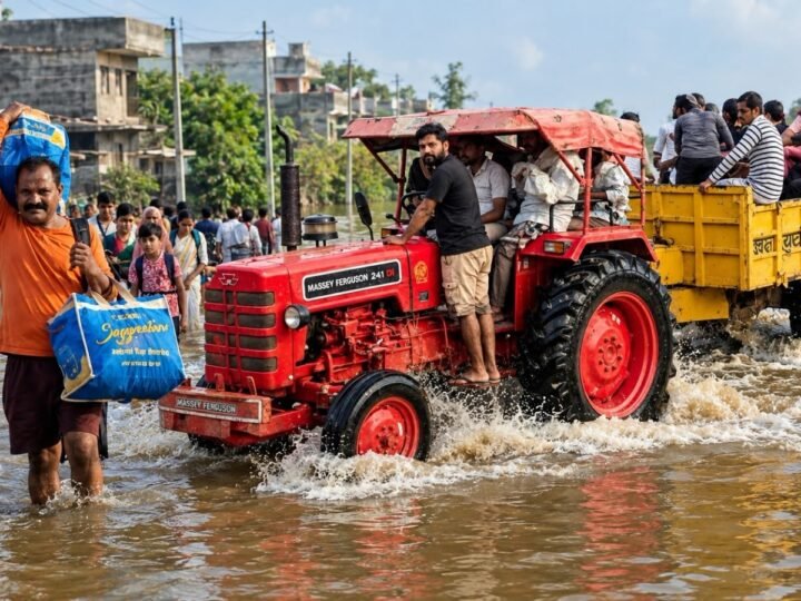 गोमती की बाढ़ से लखनऊ में हाहाकार, घरों में घुसा पानी