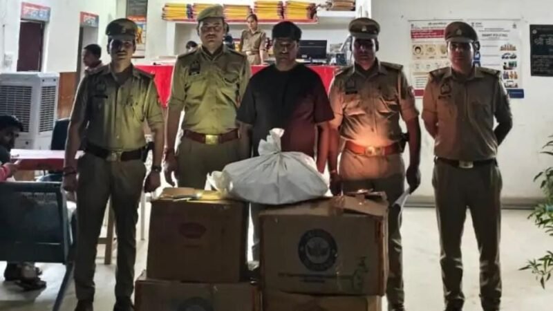चौबेपुर में अवैध पटाखों का भंडारण पकड़ा, दो दुकानदार हिरासत में; दो कुंतल से अधिक आतिशबाजी बरामद