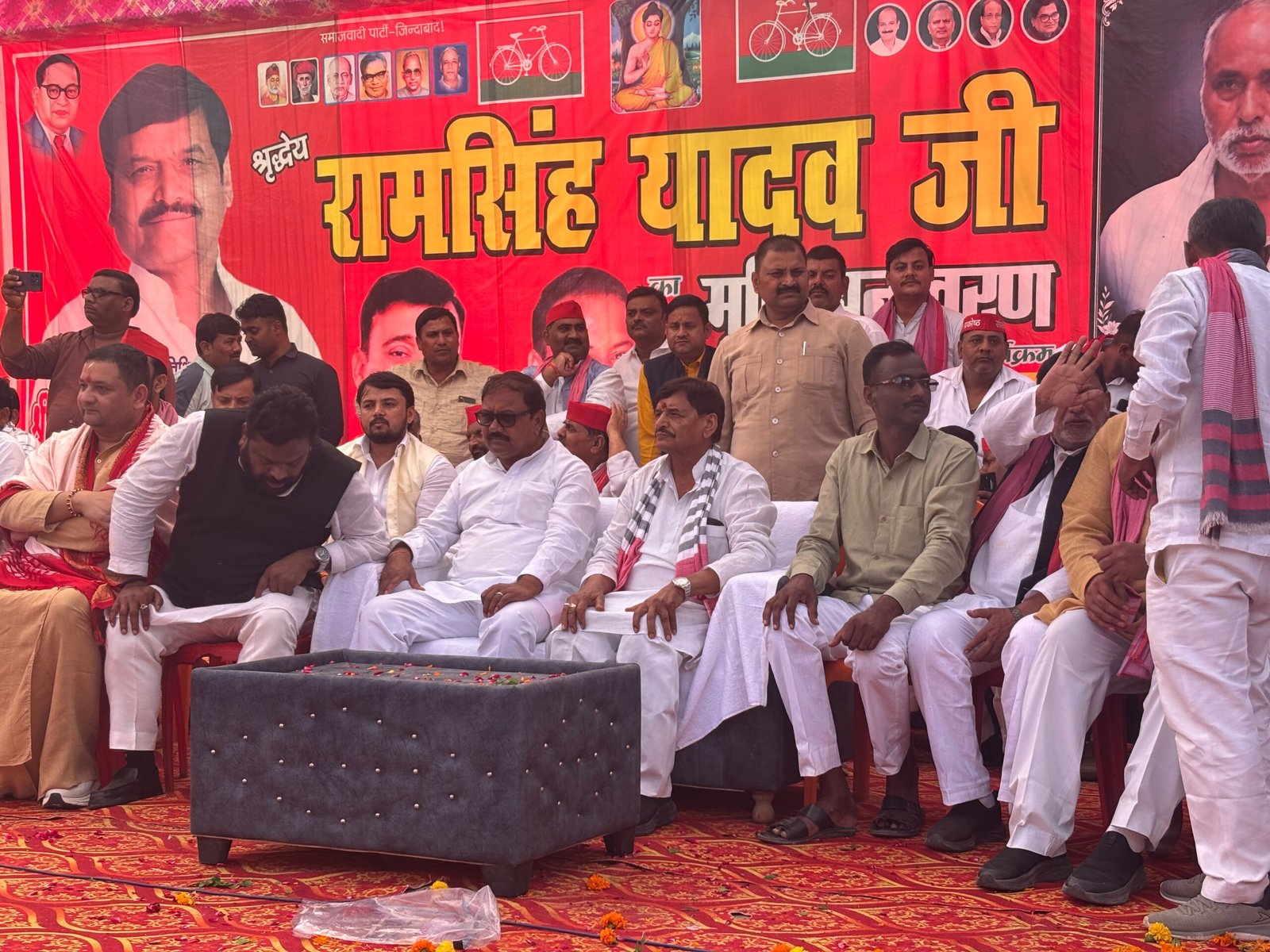 कानपुर देहात पहुंचे शिवपाल सिंह यादव, जैन यादव ने किया स्वागत एवं अभिनंदन