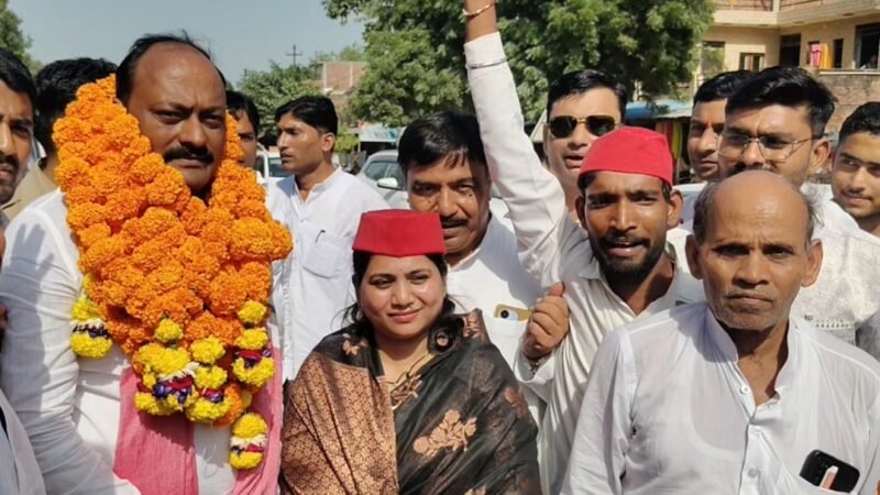 धरमपुर बंबा से गोविंदम लॉन तक गूंजा सपा कार्यकर्ताओं का जोश