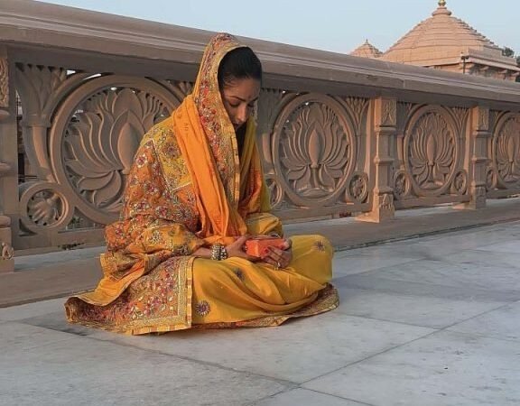 फिल्म की रिलीज से पहले अयोध्या पहुंचीं यामी गौतम, राम की पैड़ी और हनुमानगढ़ी में लिया आशीर्वाद